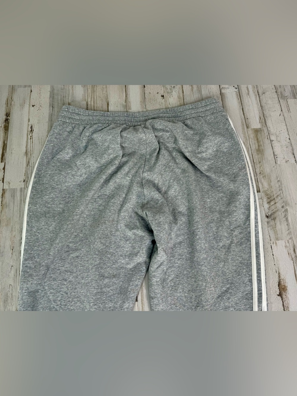 Adidas Climalite Sweatpants Gray 3 Stripe Mens Size 2XL - Picture 9 of 10
